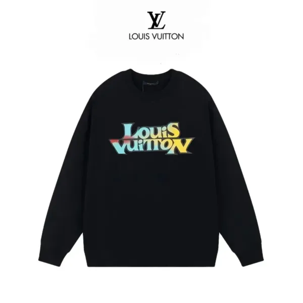 Louis Vuitton Pumpkin Print Crewneck Sweatshirt White - 12