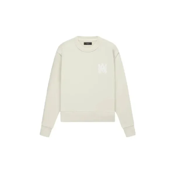 MMY Monogram Logo Black Crewneck Sweater - 12