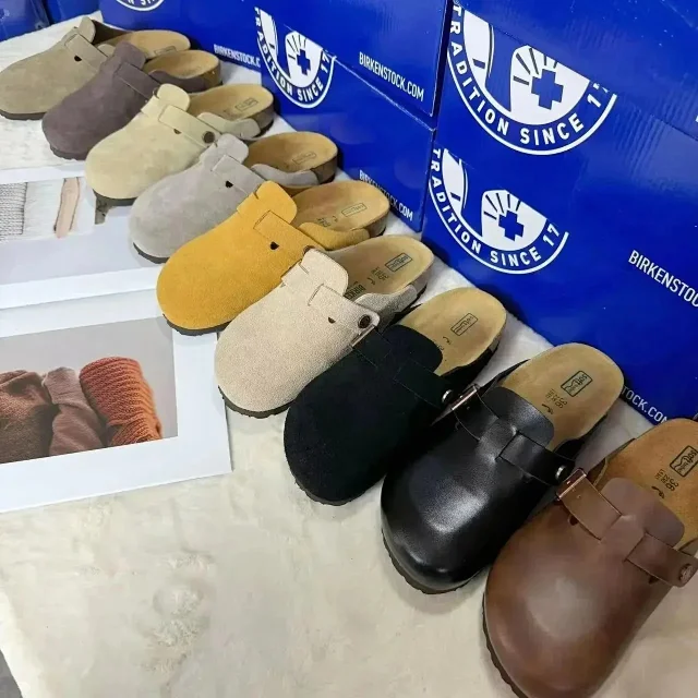 Birkenstock Slippers Boston Buckle Clogs product detail image 5