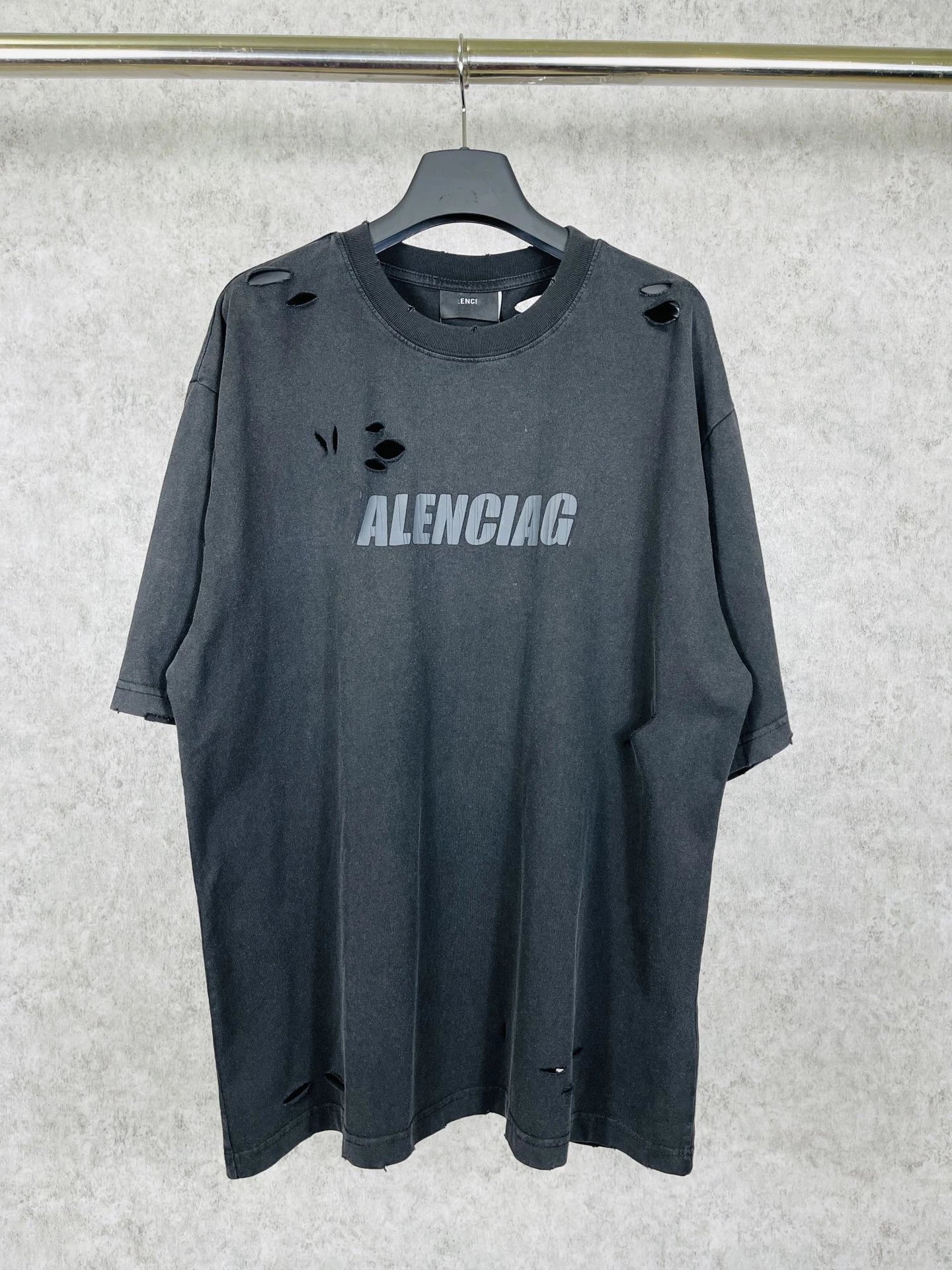 Balenciaga Distressed T-Shirt 5