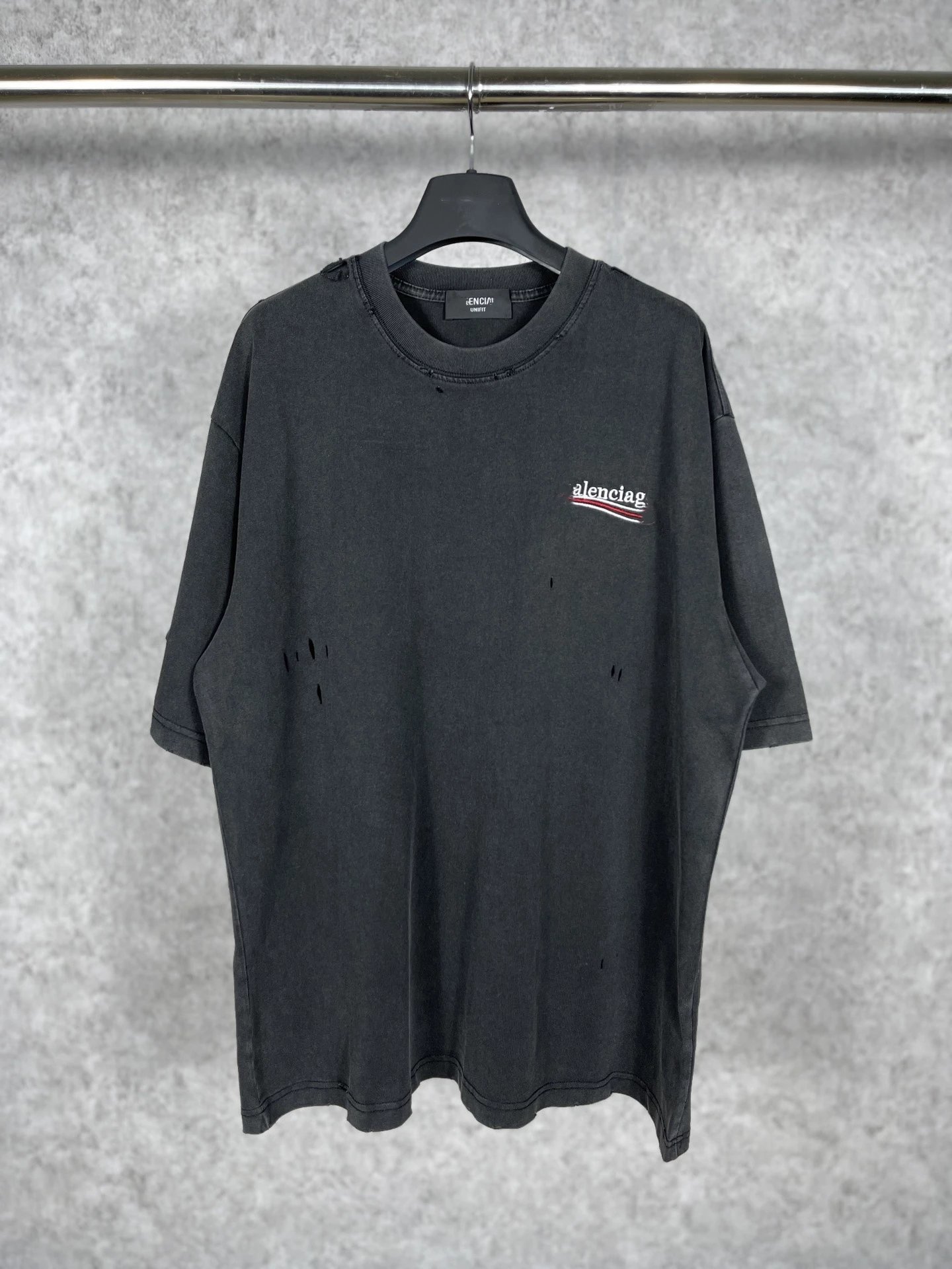 Balenciaga Distressed T-Shirt 6