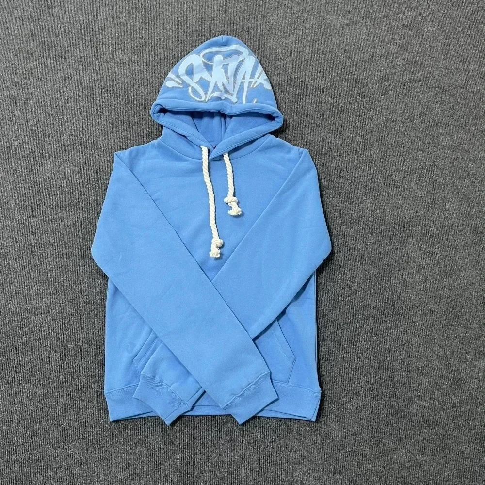 Synaworld Grey & Pink Graffiti Hoodie - rep bluzy z kapturem