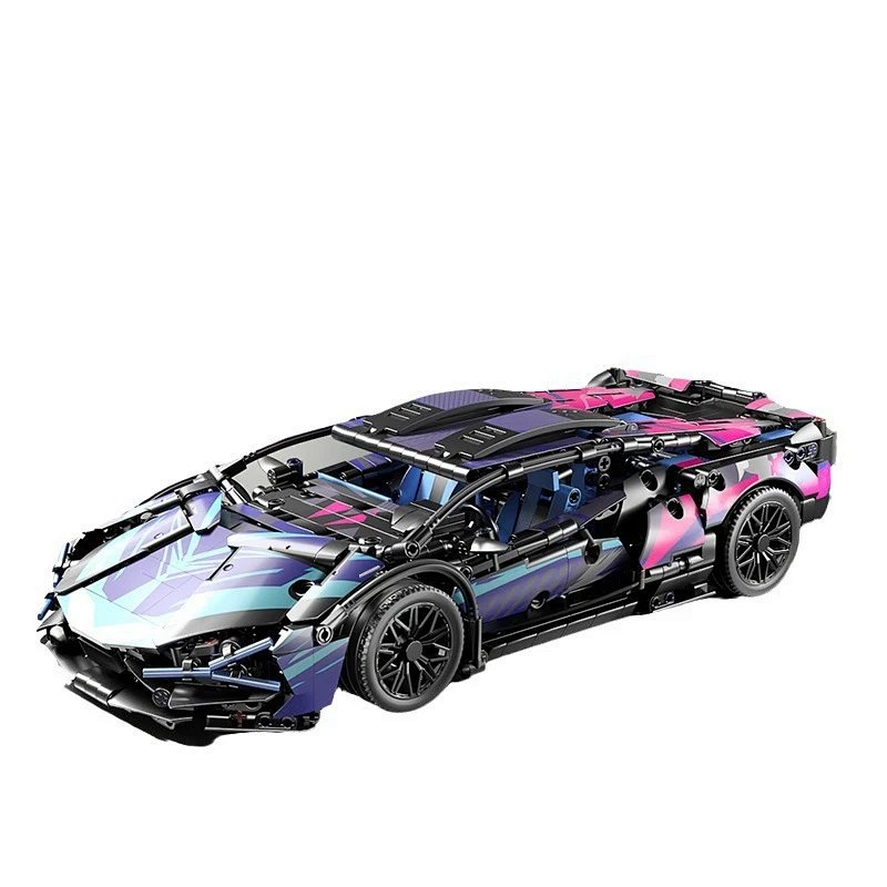 Building Block Supercar Model Kits (Lambo / 911 / V12)