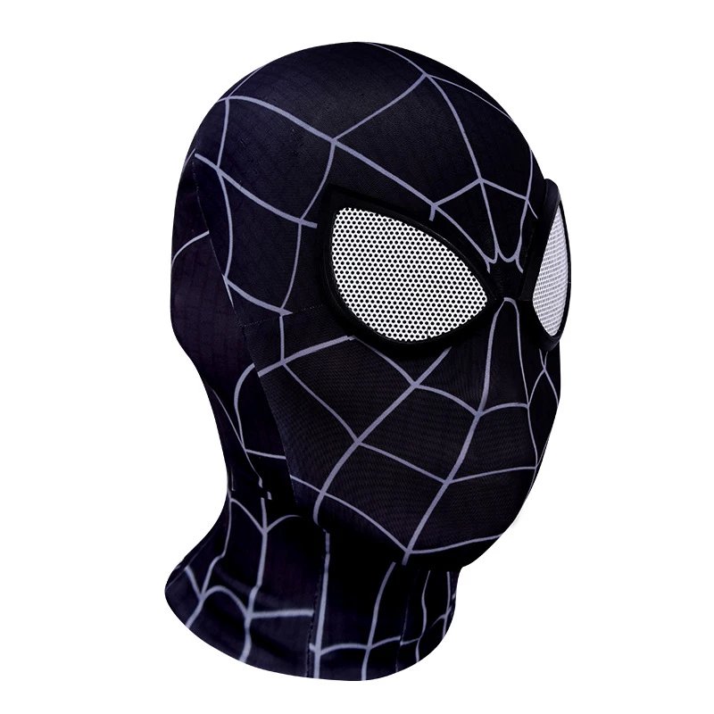 Black spider sign lens headgear [zipper]]