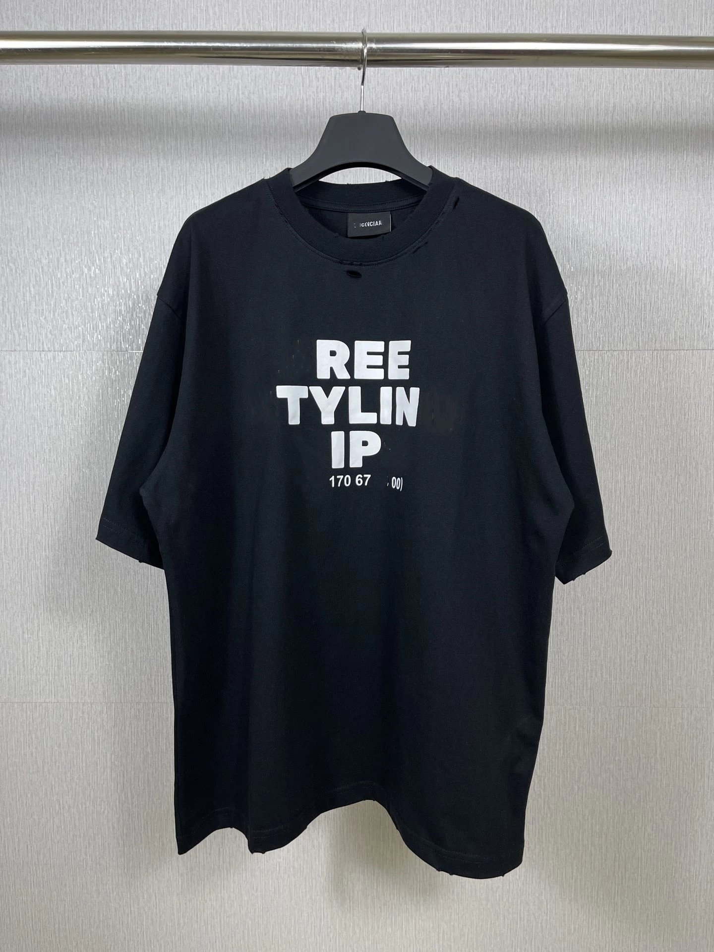 Balenciaga Distressed T-Shirt 9