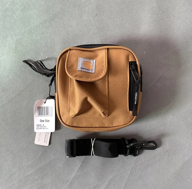 Bone pulling square bag: brownish yellow
