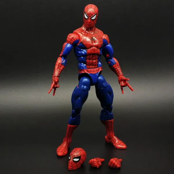 Design Marvel Spider-Man Action Figure Red and Blue Electronics - 1