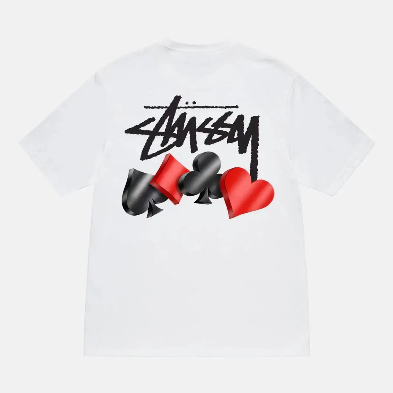 Stüssy Playing Cards Series Graphic T-Shirt
