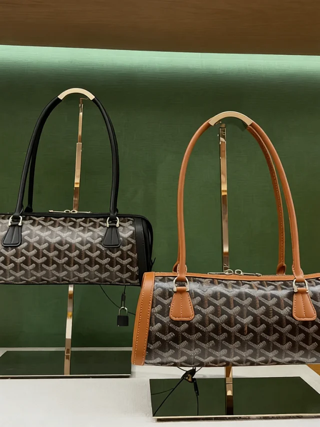 Unbranded Shoulder Bags Monogram-pattern cylindrical zip bag product detail image 1