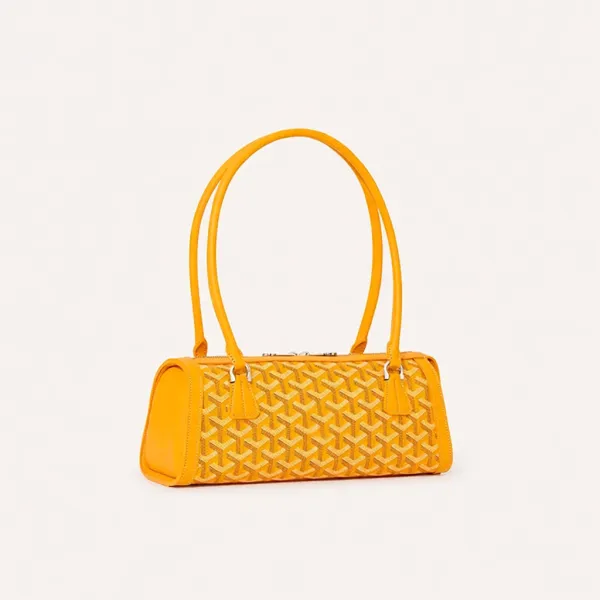 Goyard Saint Louis PM Orange Leather Handbag - 1