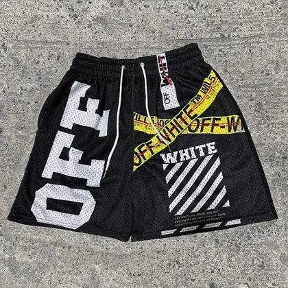 A Bathing Ape x Stussy Collaboration Mesh Shorts Black - 10