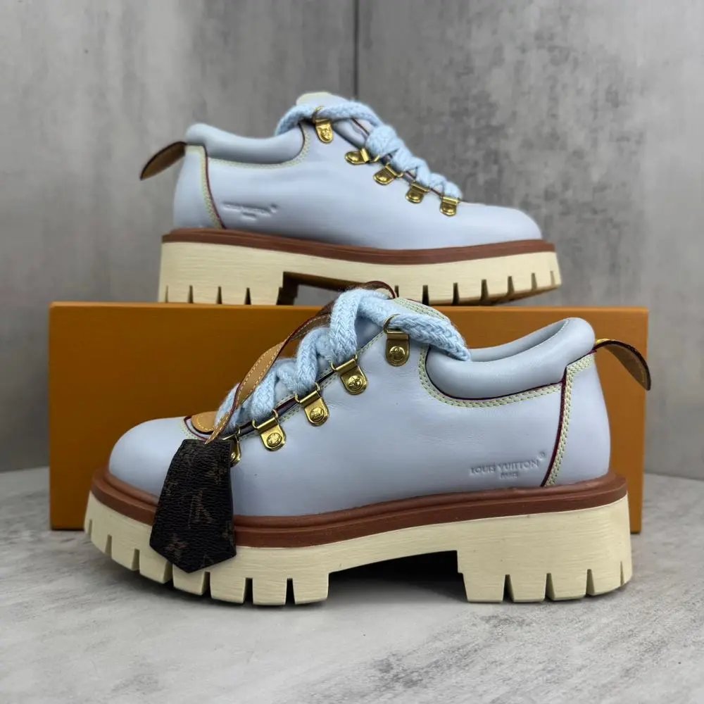 Louis Vuitton Lace-Up Lug-Sole Ankle Boots image 7
