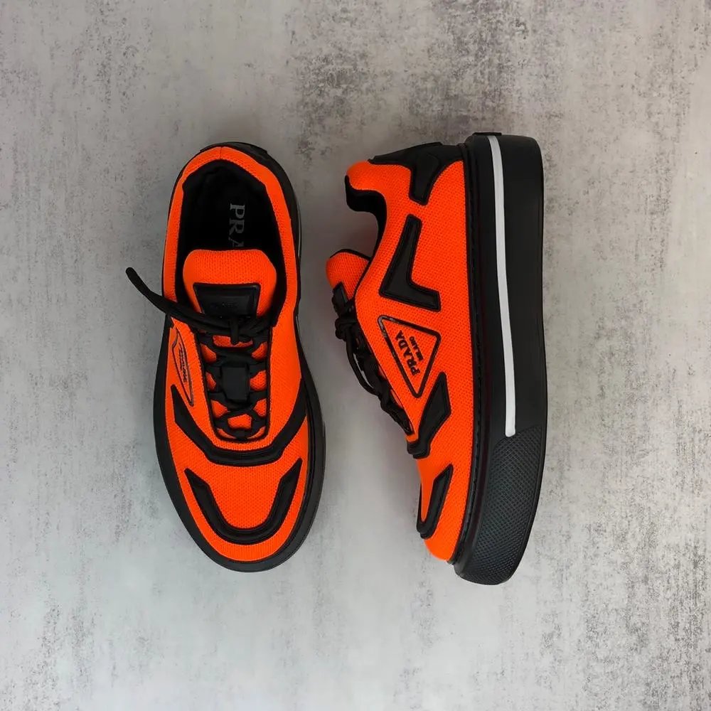 Prada Sneakers Low-top lace-up triangle-logo — Style 9