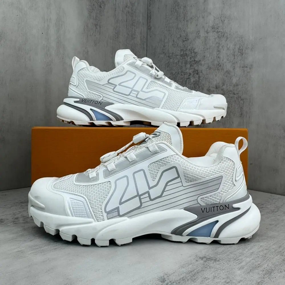 Louis Vuitton Sneakers Chunky mesh with oversized LV side logo — Style 6