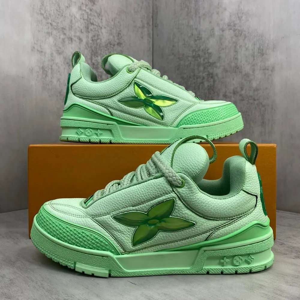 Louis Vuitton Sneakers Low-Top Monogram Flower image 6