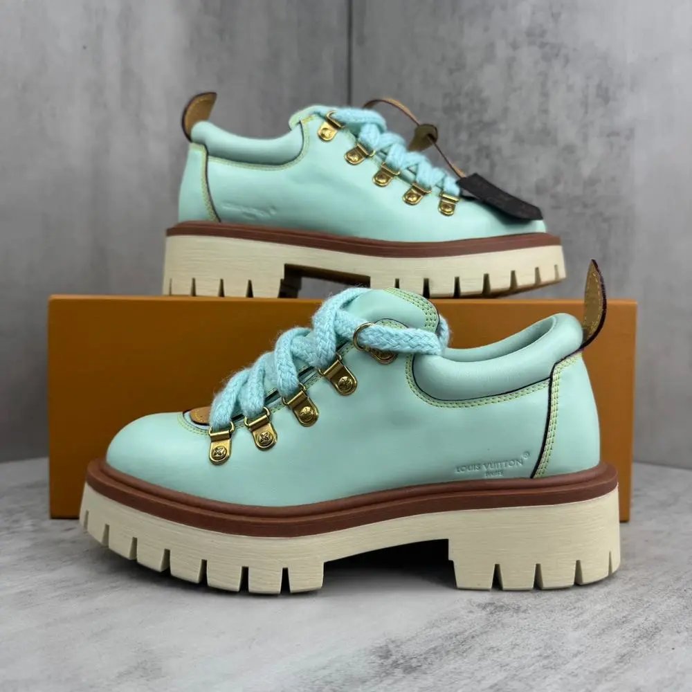 Louis Vuitton Lace-Up Lug-Sole Ankle Boots image 6