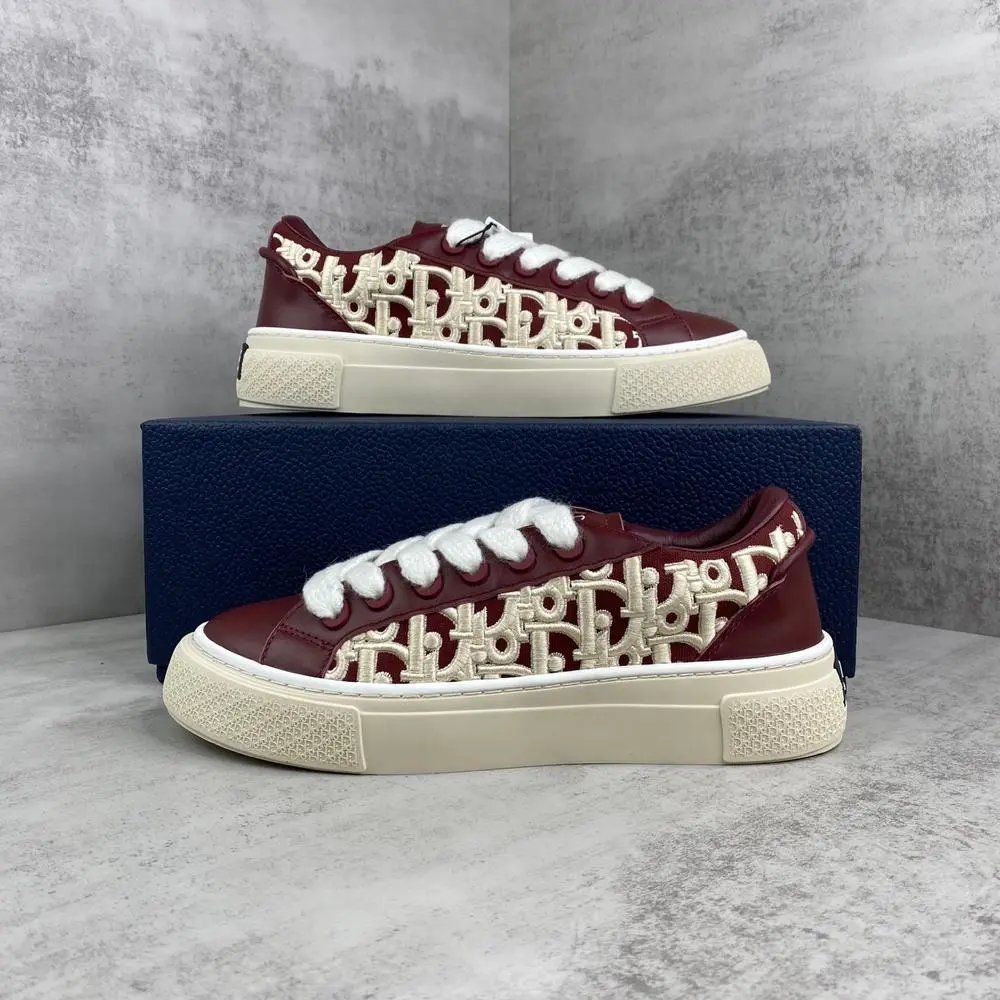 Dior Sneakers Low-Top Lace-Up Monogram — Style 8