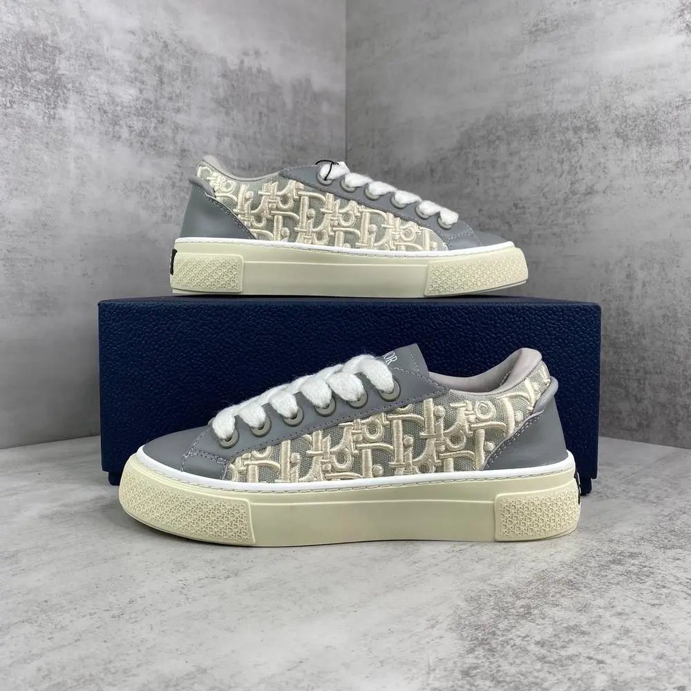 Dior Sneakers Low-Top Lace-Up Monogram image 3