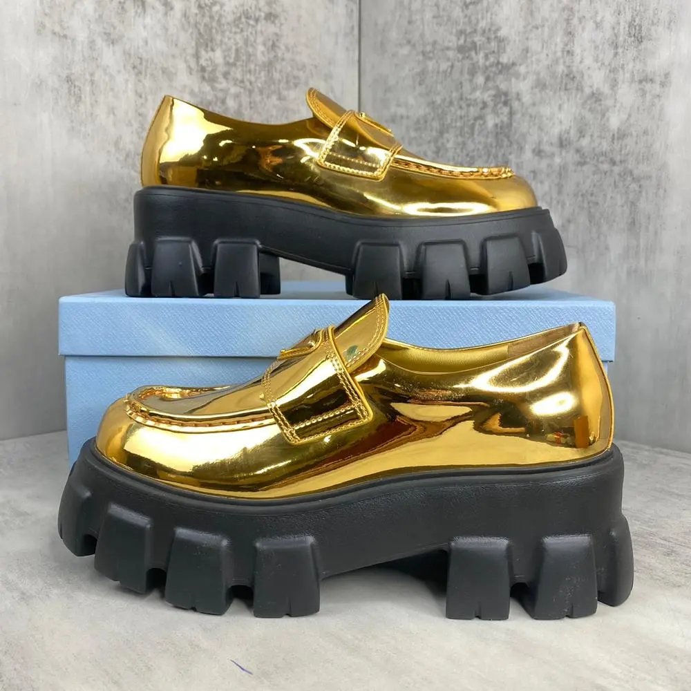 Unbranded Casual Shoes Platform loafers with block heel image 9