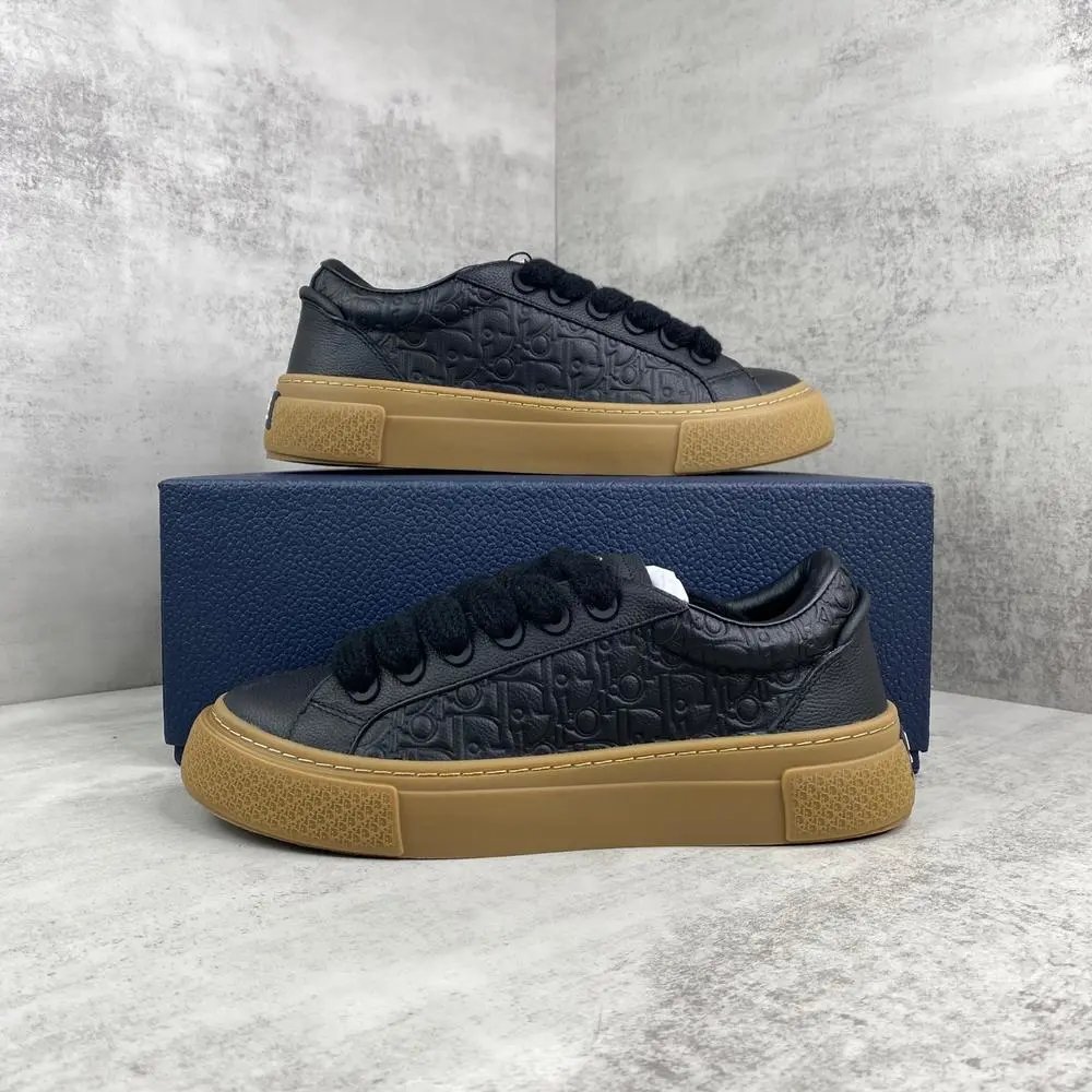 Dior Sneakers Low-Top Lace-Up Monogram — Style 2