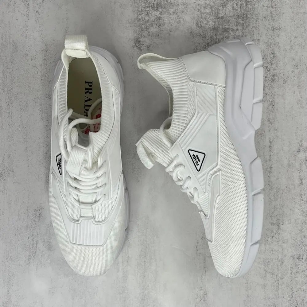 Prada Sneakers Knit high-top chunky-sole image 3