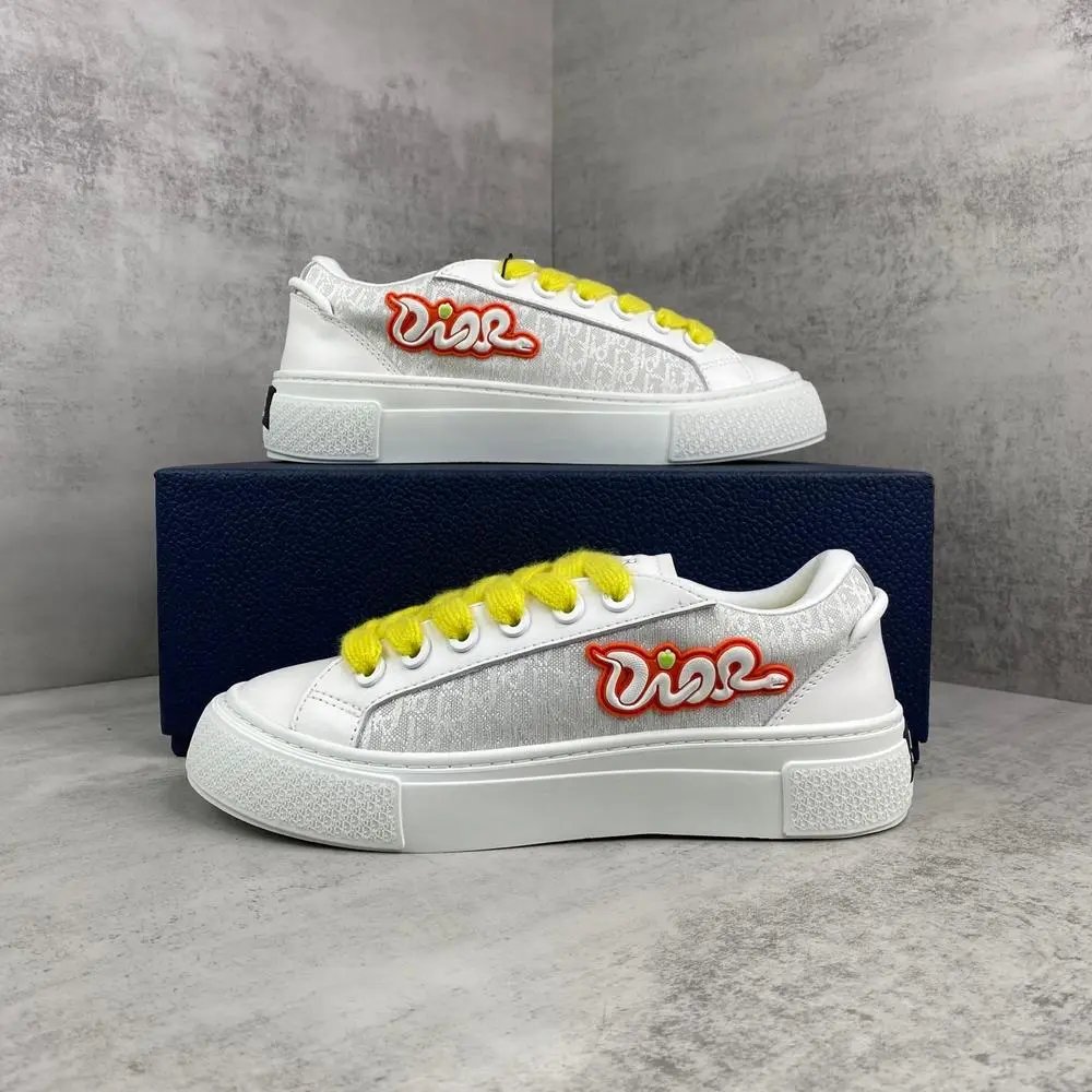 Dior Sneakers Low-Top Lace-Up Monogram image 5