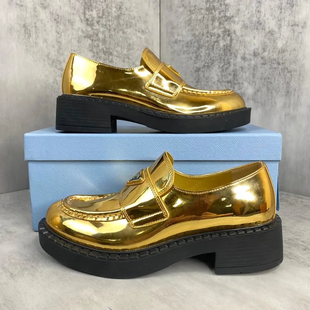 Unbranded Casual Shoes Platform loafers with block heel image 7