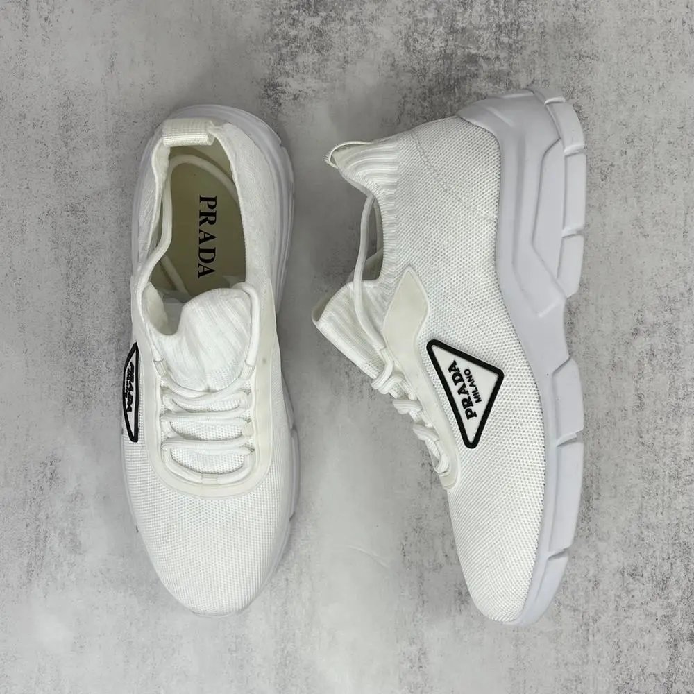 Prada Sneakers Knit high-top chunky-sole image 7