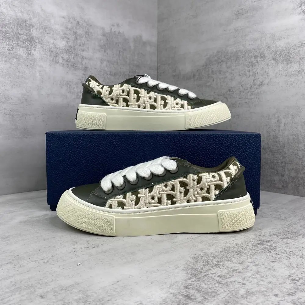 Dior Sneakers Low-Top Lace-Up Monogram image 4