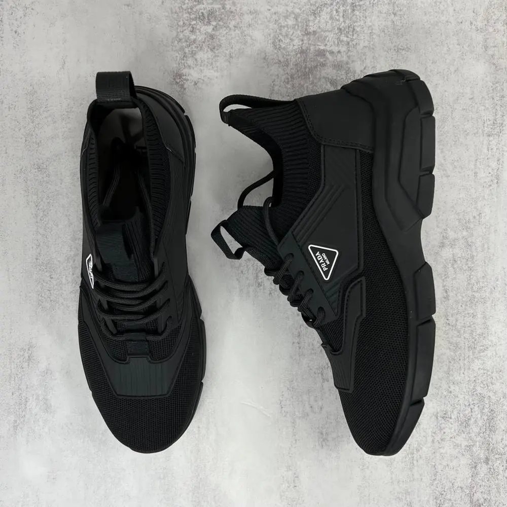 Prada Sneakers Knit high-top chunky-sole image 4