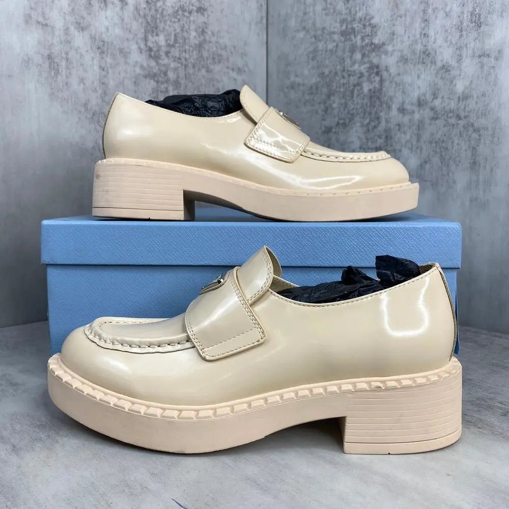 Unbranded Casual Shoes Platform loafers with block heel image 3