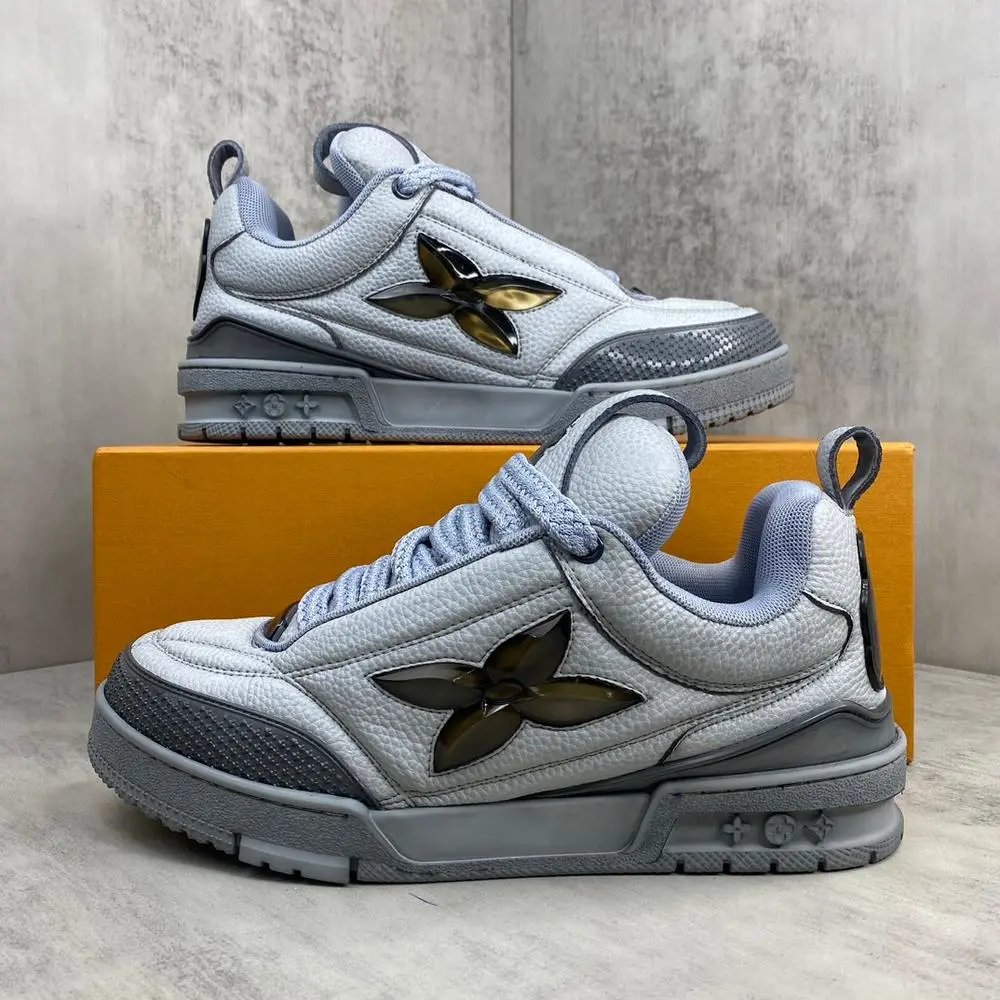 Louis Vuitton Sneakers Low-Top Monogram Flower — Style 1