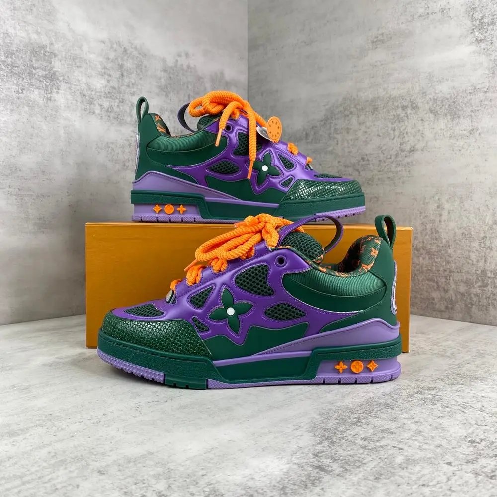 Louis Vuitton Sneakers Low-Top Monogram Flower image 3