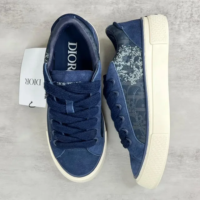 Dior Sneakers Low-Top Lace-Up with Oblique Panels product detail image 6