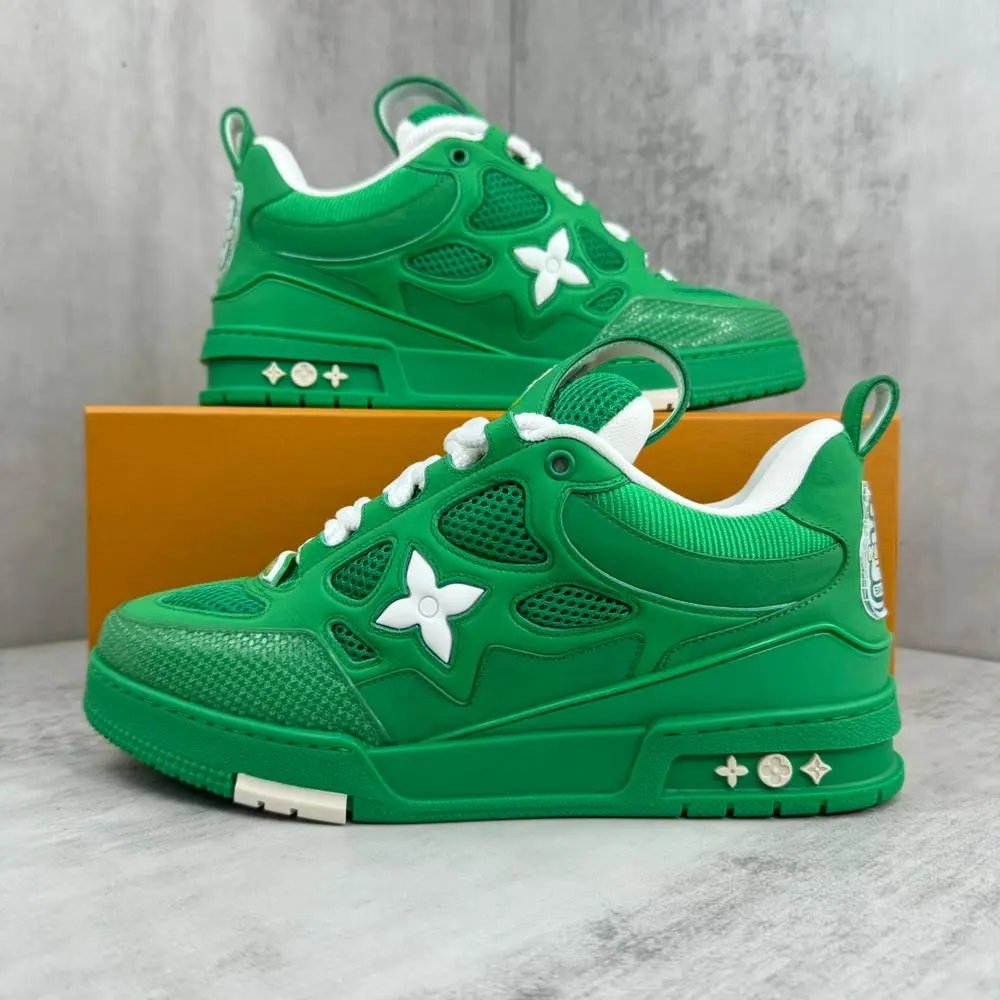 Louis Vuitton Sneakers Low-Top Monogram Flower — Style 11