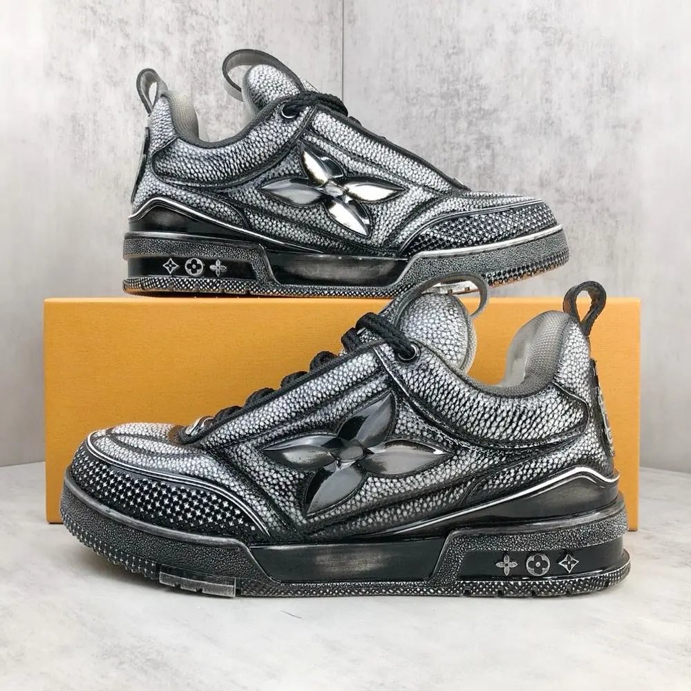 Louis Vuitton Sneakers Low-Top Monogram Flower — Style 4