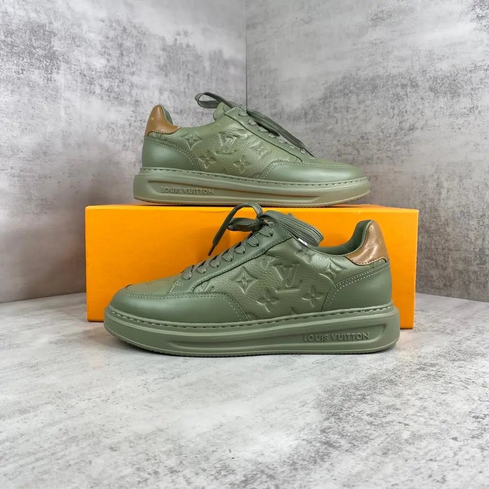 Louis Vuitton Sneakers Beverly Hills Monogram-Embossed Leather Low-Top image 3