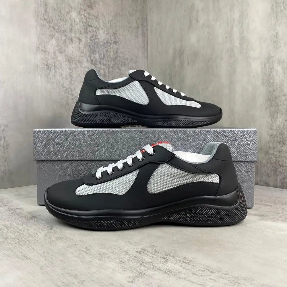 Unbranded Sneakers Patent Leather and Mesh Low-Top Lace-Up — Style 9
