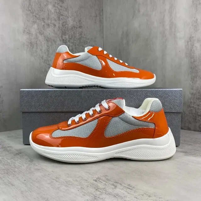 Unbranded Sneakers Patent Leather and Mesh Low-Top Lace-Up product detail image 5