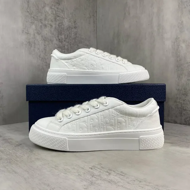 Dior Sneakers Low-top lace-up with embossed monogram panels product detail image 6