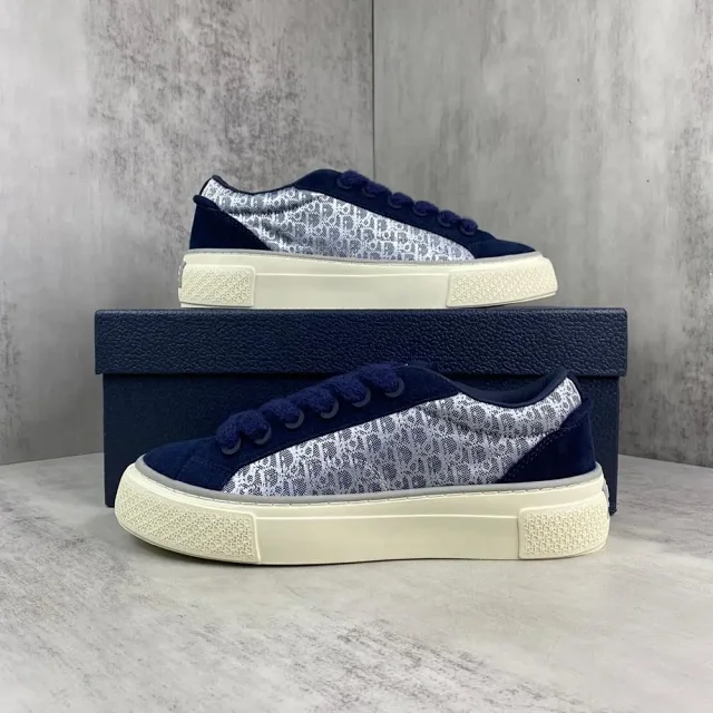 Dior Sneakers Low-top lace-up with embossed monogram panels product detail image 3