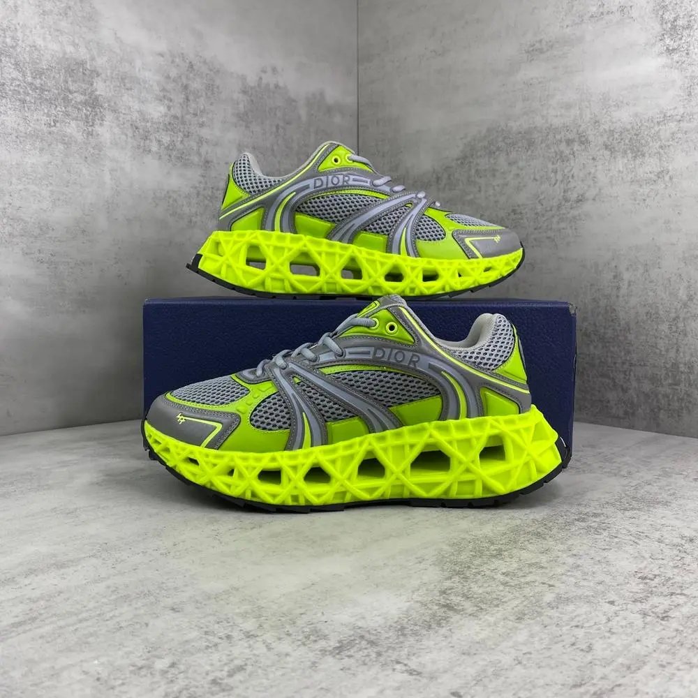 Dior Sneakers Mesh with Lattice Sole — Style 2