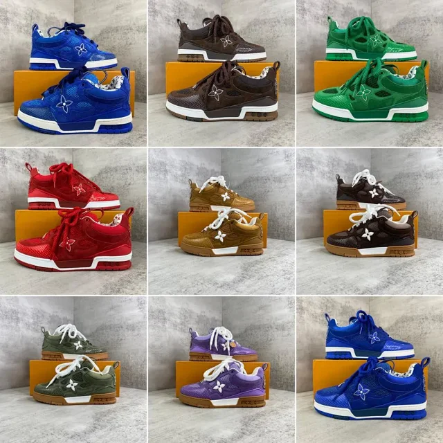 Louis Vuitton Sneakers High-Top Flower Monogram Design product detail image 1