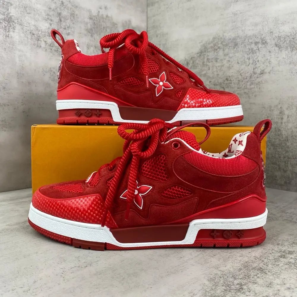 Louis Vuitton Sneakers High-Top Flower Monogram Design image 7