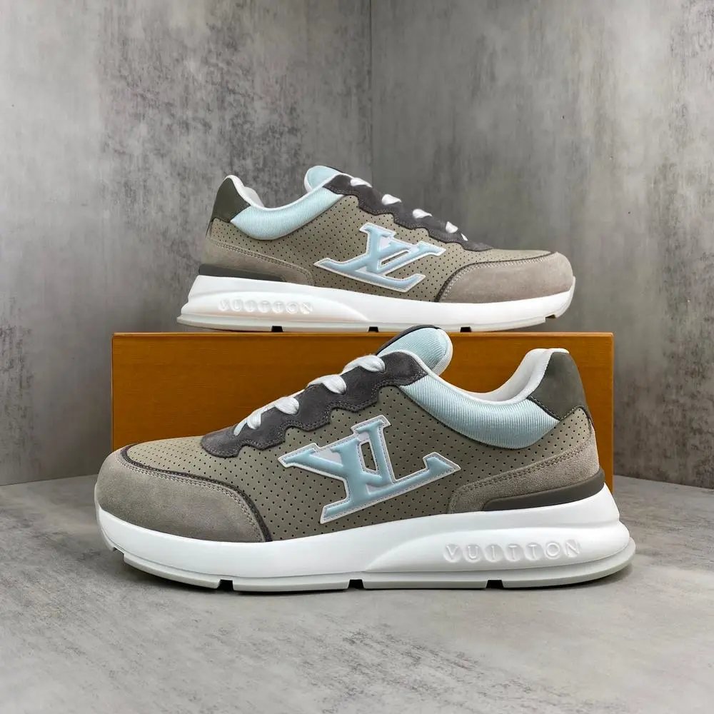 Louis Vuitton Sneakers Low-Top Lace-Up with LV Side Logo image 6