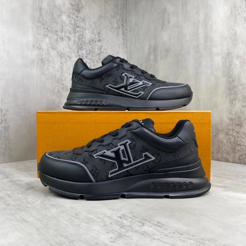 Louis Vuitton Sneakers Low-Top Lace-Up with LV Side Logo image 5