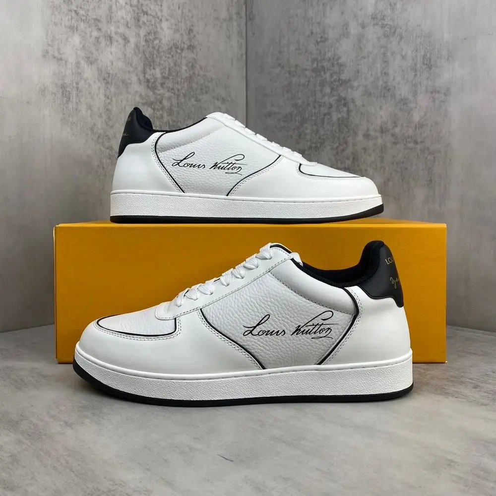 Louis Vuitton Sneakers Low-top lace-up with LV Monogram side logo — Style 6
