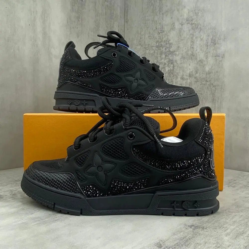 Louis Vuitton Sneakers Low-Top Monogram Flower — Style 8