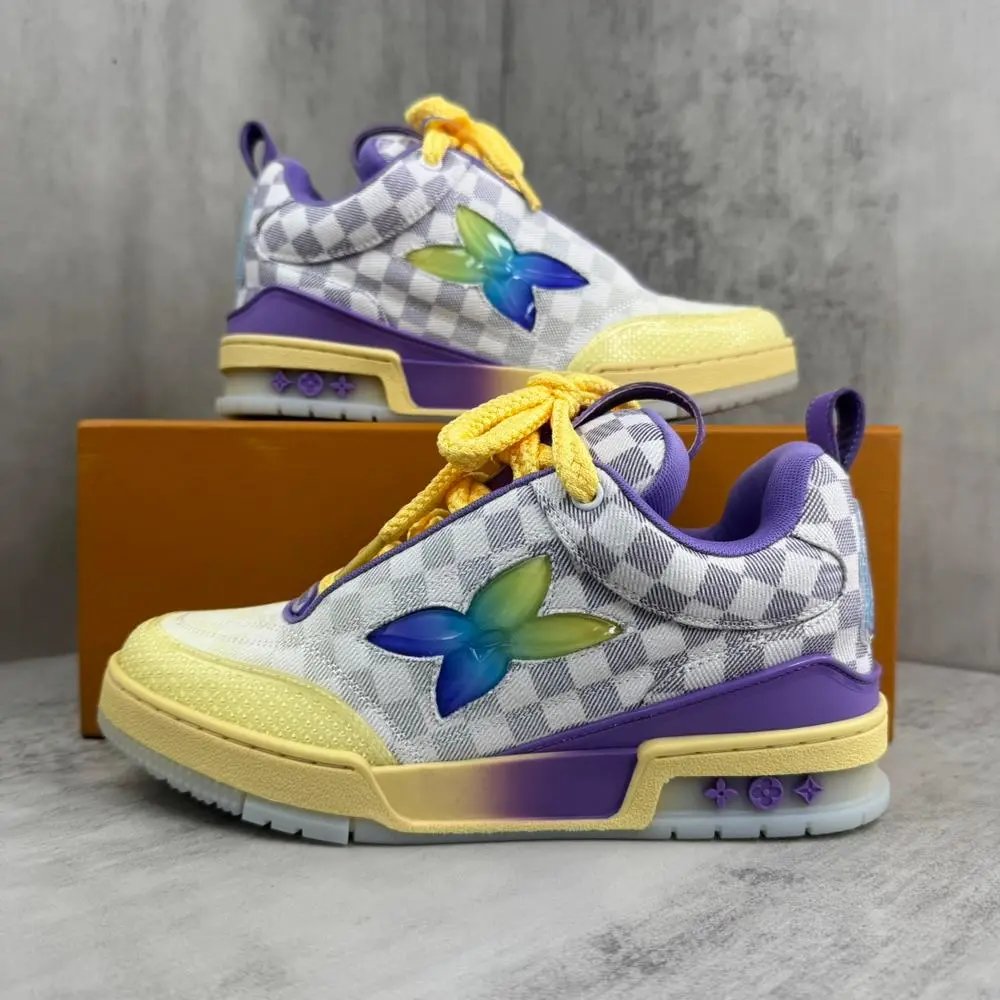 Louis Vuitton Sneakers Low-Top Monogram Flower image 7