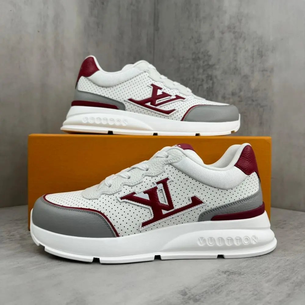 Louis Vuitton Sneakers Low-Top Lace-Up with LV Side Logo image 4